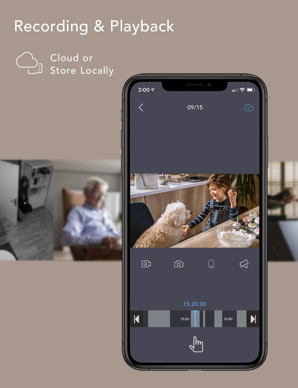 2K WiFi Baby Monitor – Night Vision, 360° Tracking, Two-Way Audio & Alexa Compatible - Image 5
